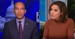 CBS News’s Margaret Brennan Denounced as a ‘Fraud’ by Liberals for Jeffries Interview: Star Accused of Currying Favor With New, Pro-Trump Management