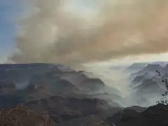 A wildfire that destroyed historic Grand Canyon Lodge spread after being allowed to burn for days
